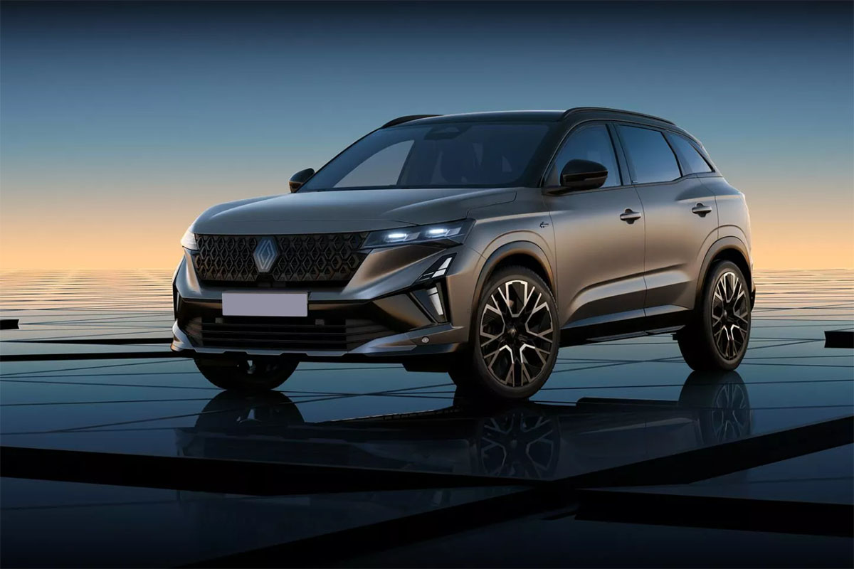 muestra de renault autral con reflejo
